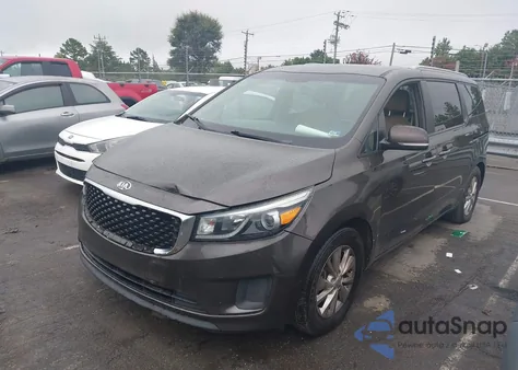 2015 Kia Sedona Lx from USA, damaged, VIN KNDMB5C1XF6022557
